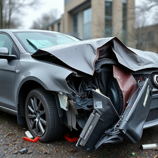 car crash damage