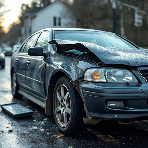 car crash damage