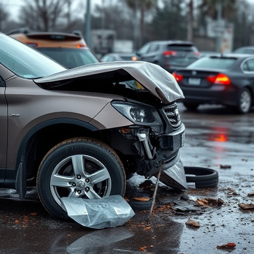 car crash damage