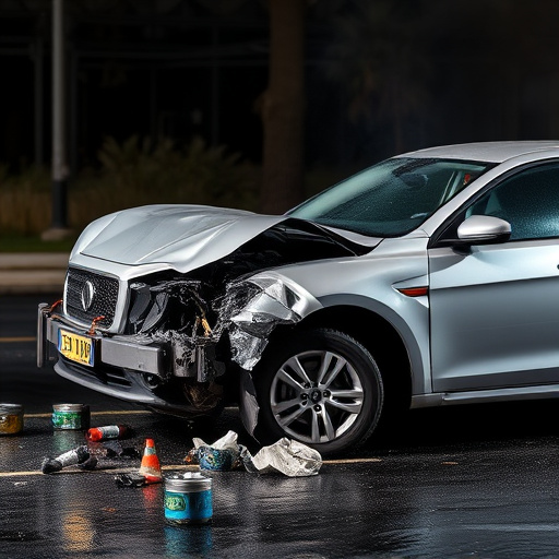car crash damage