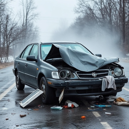 car crash damage