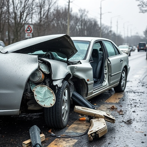 car crash damage