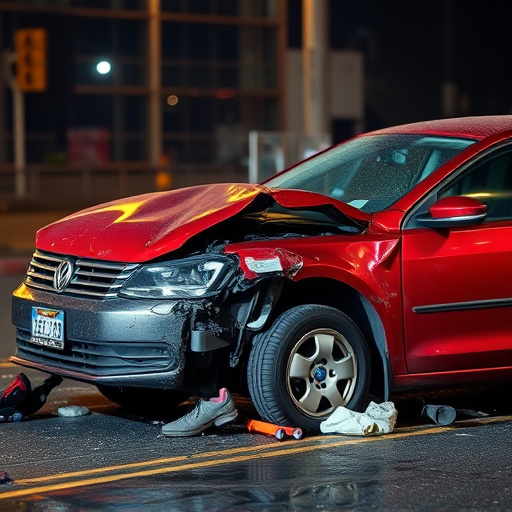 car crash damage
