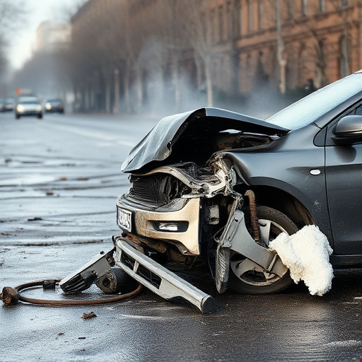 car crash damage