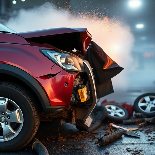car crash damage