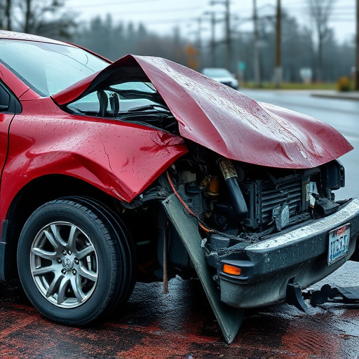 car crash damage