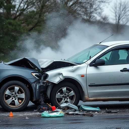 car crash damage
