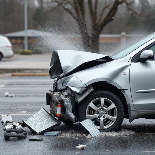 car crash damage