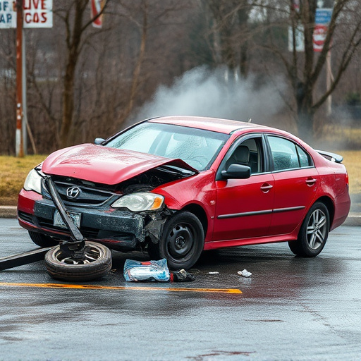 car crash damage