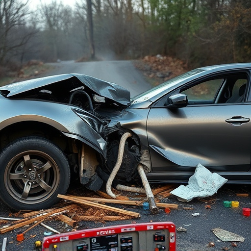 car crash damage