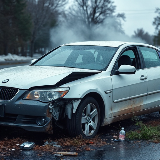 car crash damage