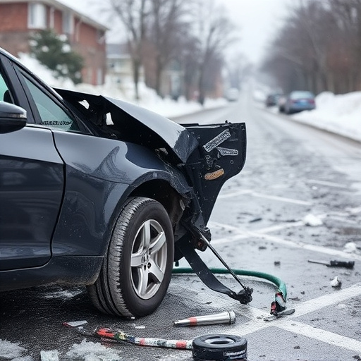 car crash damage