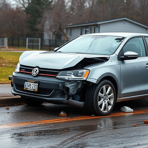 car crash damage