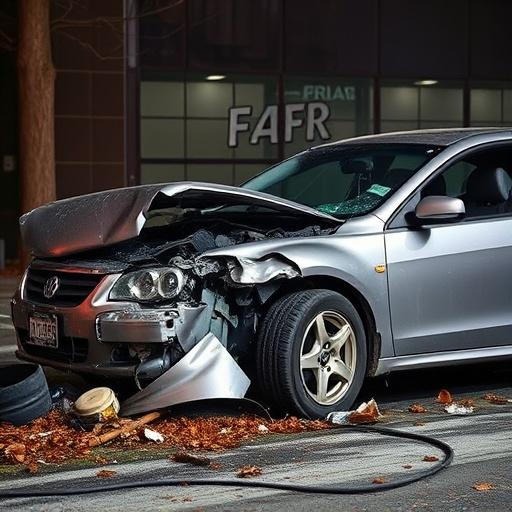 car crash damage