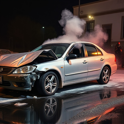 car crash damage