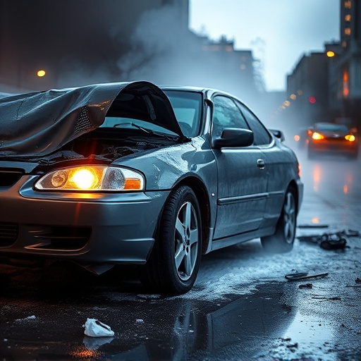 car crash damage