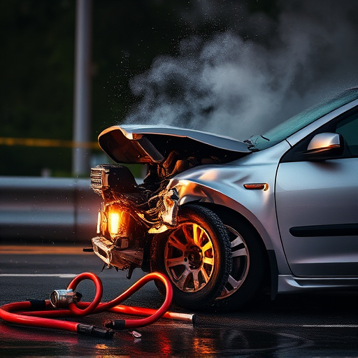 car crash damage