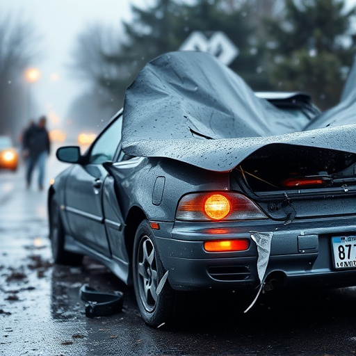 car crash damage