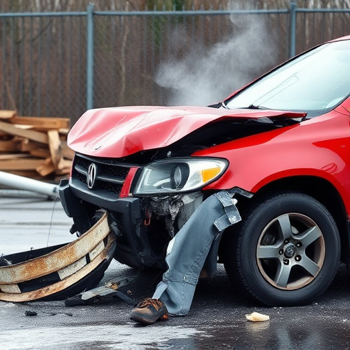 car crash damage