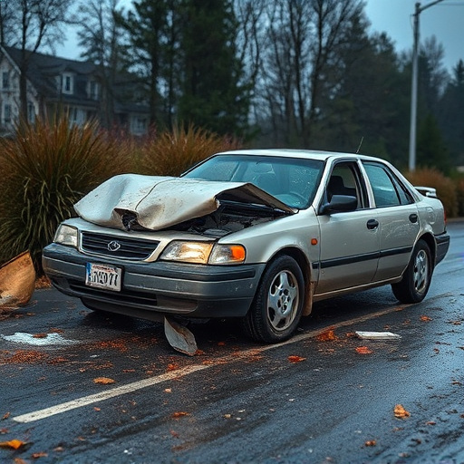 car crash damage