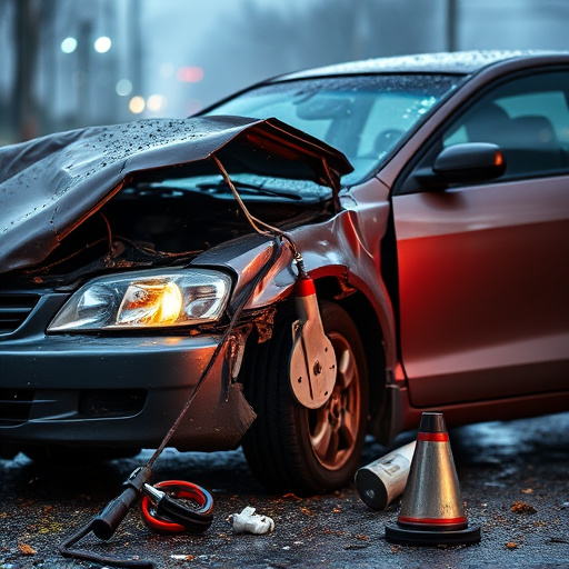 car crash damage