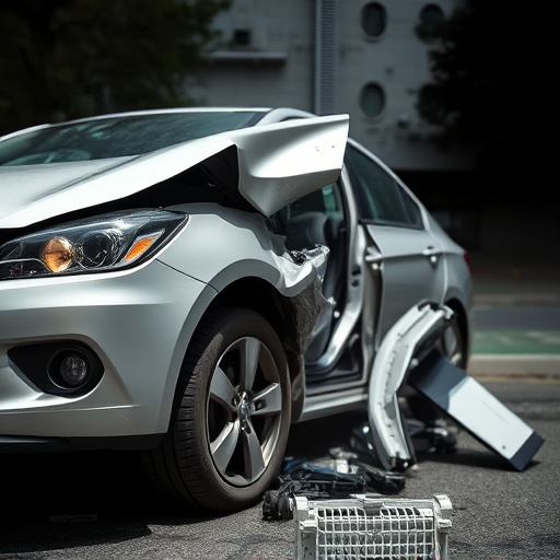 car crash damage