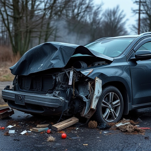 car crash damage
