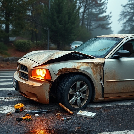 car crash damage