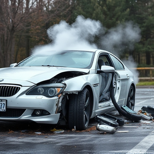 car crash damage