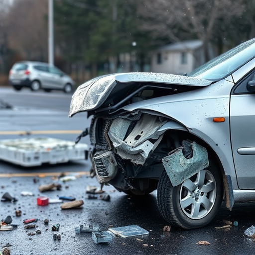 car crash damage