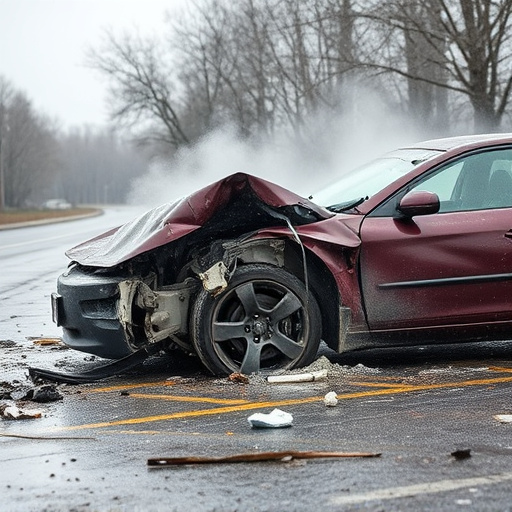car crash damage