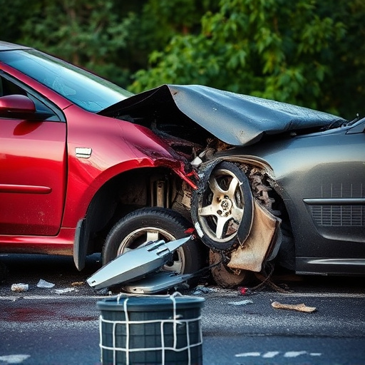 car crash damage
