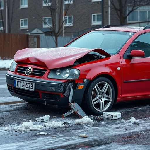 car crash damage
