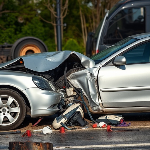 car crash damage