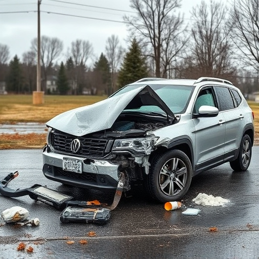 car crash damage