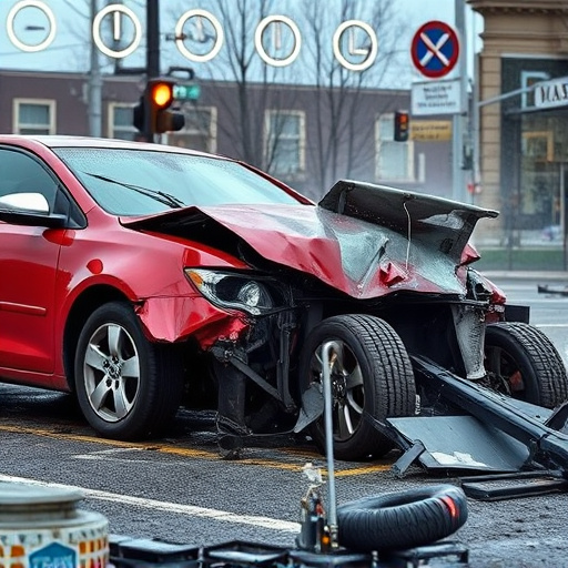 car crash damage