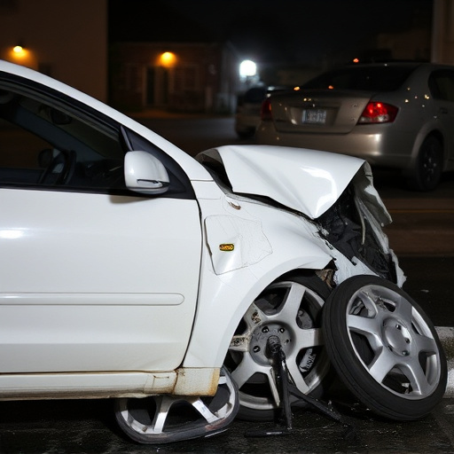 car crash damage