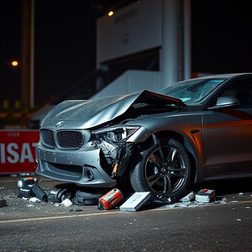 car crash damage