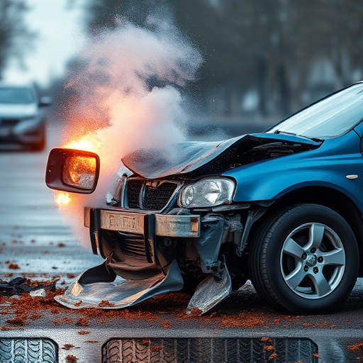 car crash damage