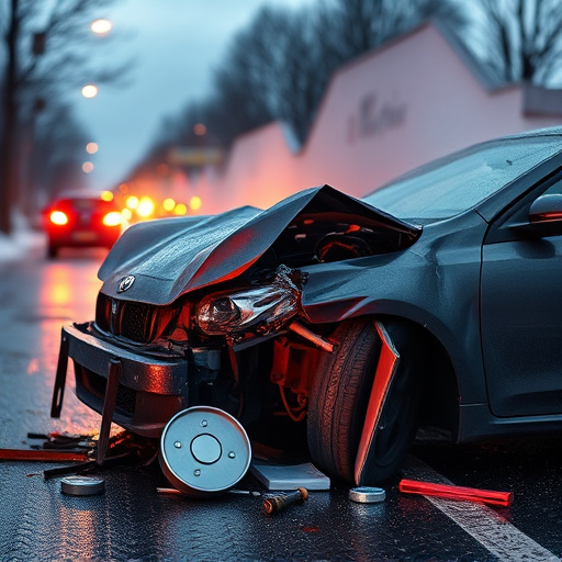 car crash damage