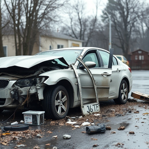 car crash damage
