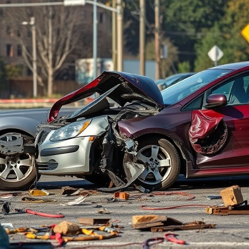 car crash damage