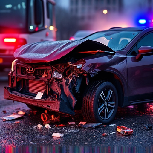 car crash damage