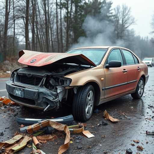 car crash damage
