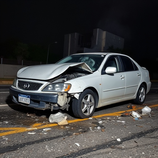 car crash damage
