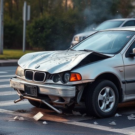 car crash damage