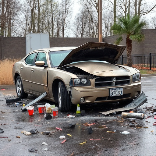 car crash damage