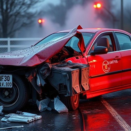 car crash damage