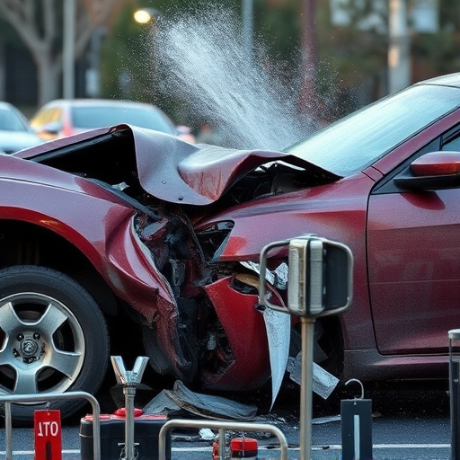 car crash damage