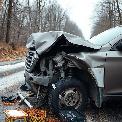 car crash damage